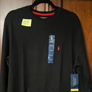 Polo by Ralph Lauren Black Crewneck Size XL NWT